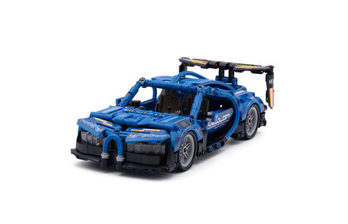 MODSTER Bricks Pull Back Super Car blau